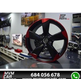 Llanta  Rotor Red Candy Audi