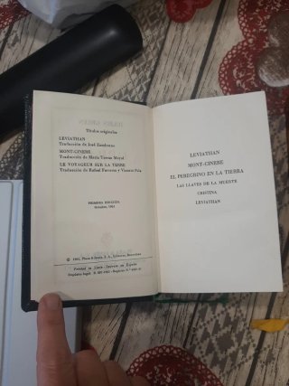 Libro antiguo Julien Green, Leviathan El Peregrino