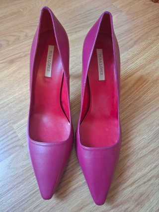 Zapatos Pura López Fucsia Tacon Aguja