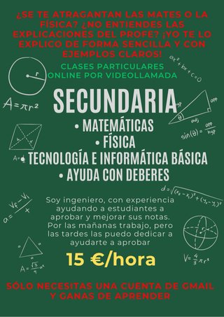 CLASES PARTICULARES ONLINE