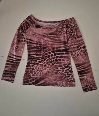 Set 2 maglie donna animalier Made in Italy