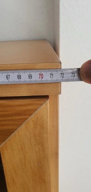 Vitrina BILLIE IKEA Madera y Cristal