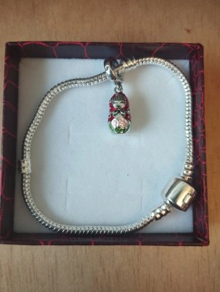 Charm Matrioska Plata 925