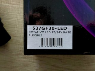 Luz Rotativa LED Naranja
