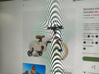 Bicicleta infantil 12 pulgadas Rosa