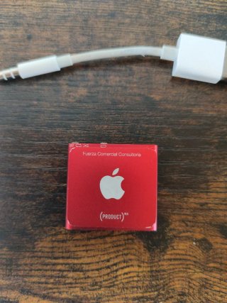 iPod Shuffle 2ª y 4ª Gen (Rojo)