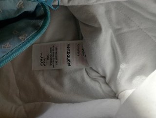 Saco dormir Vertbaudet entretiempo
