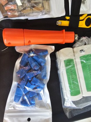 Kit herramientas red RJ45, RJ11, pelacables