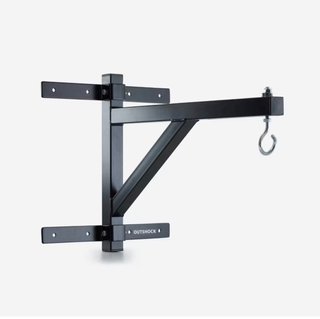 Saco Boxeo Outshock 120cm Negro+ soporte pared