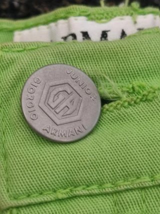 Armani Junior Shorts Talla S Verde