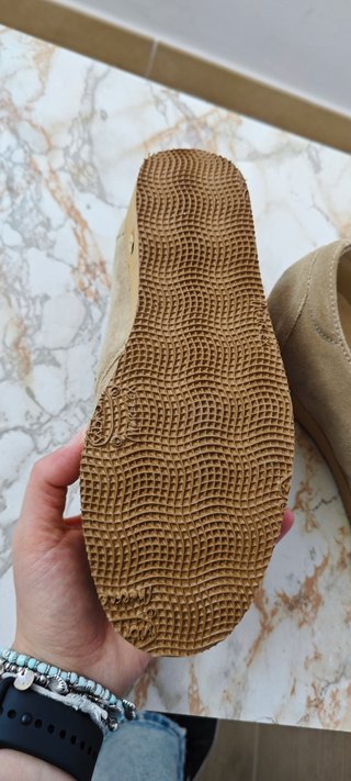 Scarpe Itersan Comfort Pelle Scamosciata Beige