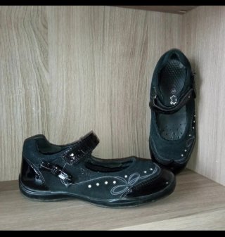 Ballerine Geox nere scamosciate
