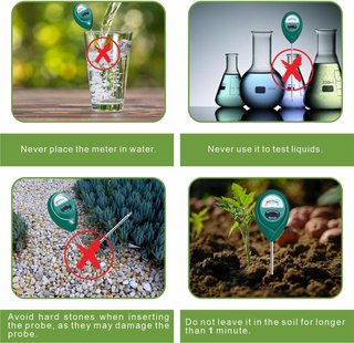 XLUX medidor humedad plantas, higrómetro de suelo