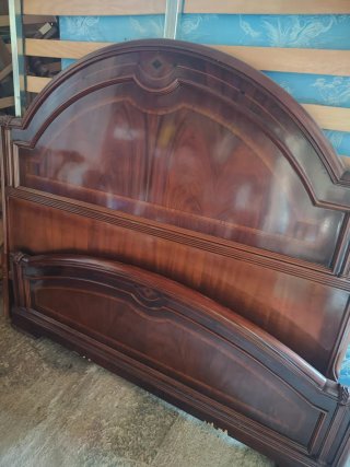 Cama Matrimonio Madera Maciza 135cm