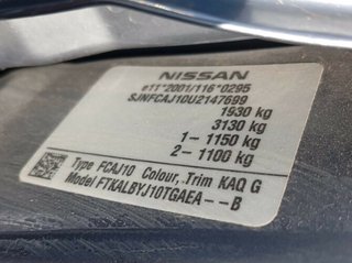 Llanta nissan 6.5jx17 qashqai (j10) tekna 444149