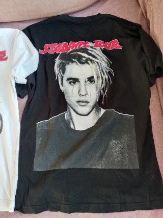 Camisetas JUSTIN BIEBER team stadium talla XS y S