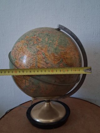 Globo terrestre luminoso  mappamondo