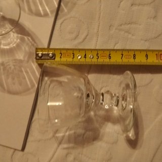 Bicchierini da liquore vintage in vetro