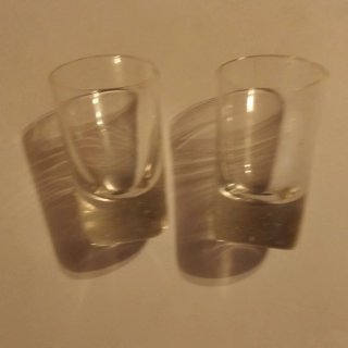 Bicchierini da liquore vintage in vetro