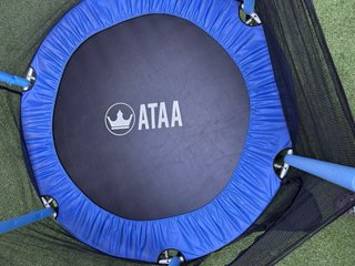 Cama elástica infantil con red de seguridad