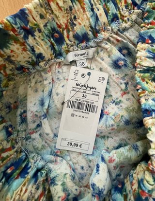 Falda larga floral verano nueva