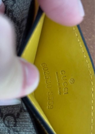 Tarjetero Gucci Marrón y Naranja Nuevo