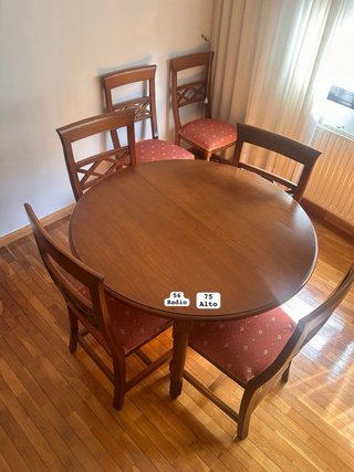 Mesa Comedor Extensible Madera