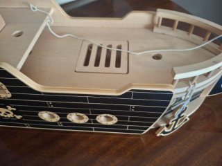 Barco Pirata de Madera Mundo Diver