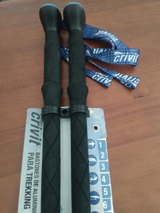 Bastones de trekking Crivit aluminio