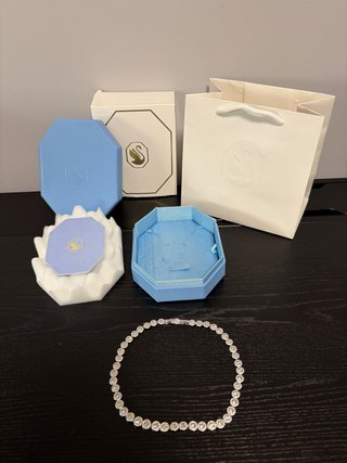 Collar Swarovski Plata