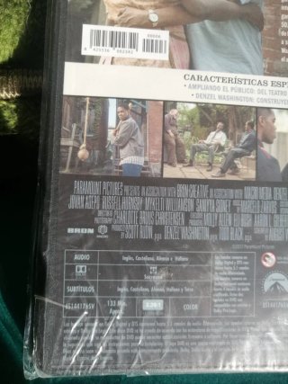 DVD Fences Denzel Washington Viola Davis