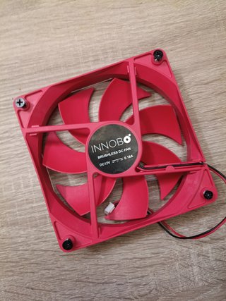 Ventilador PC 120mm Rojo INNOBO