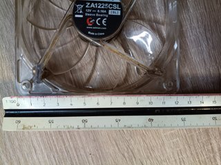 Ventilador Zalman 12cm LED Metacrilato