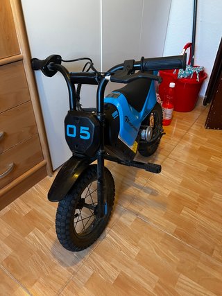 Moto Eléctrica Infantil Azul
