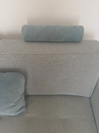 Sofá cama 3 plazas Fama Living, 140 cm, gris azula