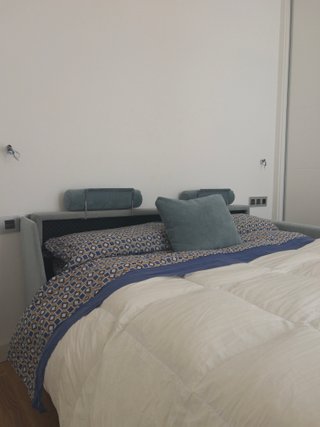 Sofá cama 3 plazas Fama Living, 140 cm, gris azula