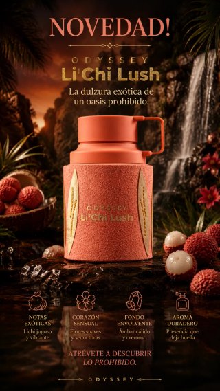 Perfume Odyssey Li'Chi Lush Novedad