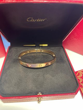 Pulsera Cartier Oro Diamantes