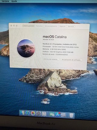 MacBook Air 2012 Plata