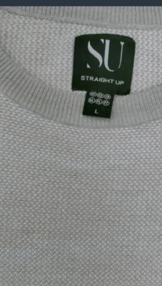 Jersey SU gris talla L