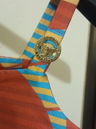 Vestitino estivo Versace fantasia foglie