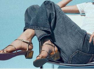 Sandalias doradas