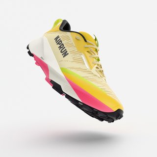 Zapatillas trail running Kiprun Kipsummit Hombre - amarillo