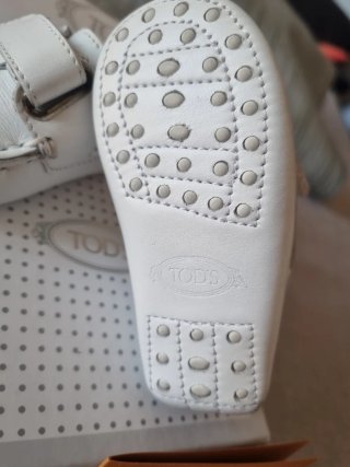 Mocassini Tod's neonato bianchi N. 17