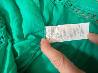 Blusa fluida verde