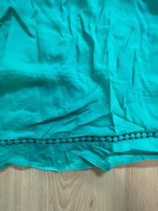 Blusa fluida verde