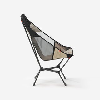 Silla baja plegable y compacta de camping Quechua MH500 L