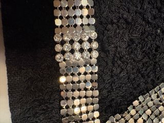 Conjunto bisutería fiesta plateado