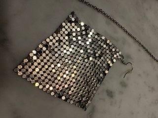 Conjunto bisutería fiesta plateado