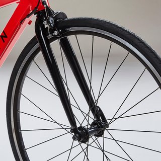 Bicicleta de carretera niños 26 pulgadas Triban 100 roja